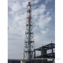 Planta de energía a carbón Chimenea alta